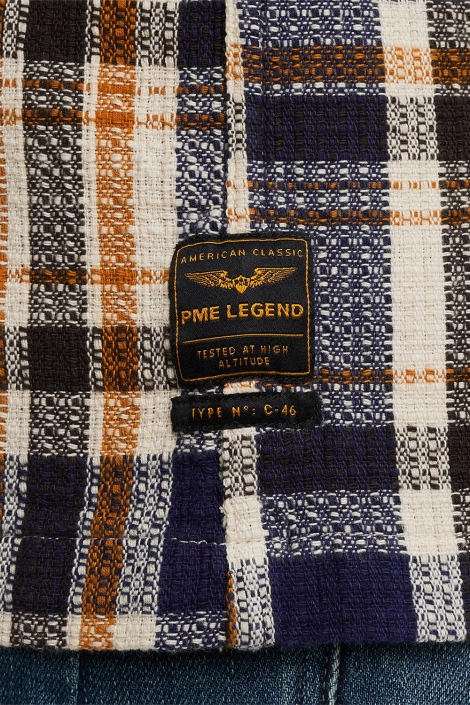 PME legend long sleeve shirt ctn matt dobby